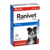 Ranivet 80mg Antiácido para cães e Gatos